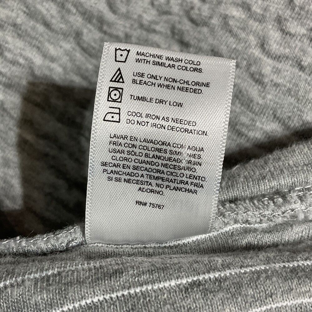 Houston Rockets Gray Sweatshirt Large Liv Casual - Picture 7 of 7